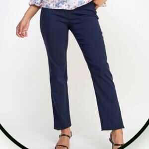 SALE. Zac & Rachel Navy Blue Women's Flattering Pull-on Slim Leg Pant Size 10